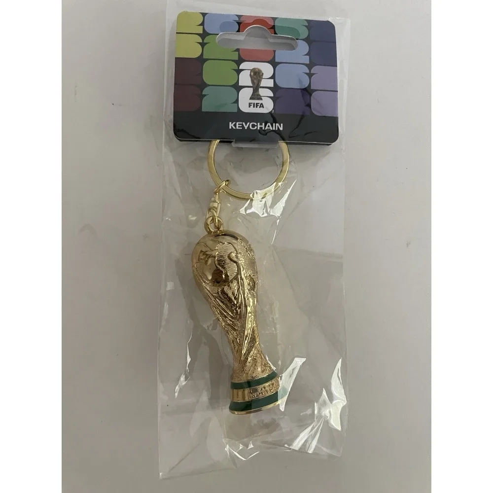 FIFA World Cup 2026 Trophy Keychain Officially Licensed NEW Football Soccer